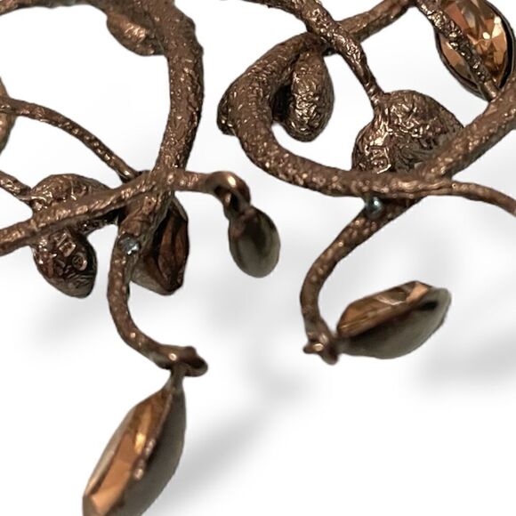 ALEXIS BITTAR Crystal Encrusted Statement Earrings - Picture 3 of 6